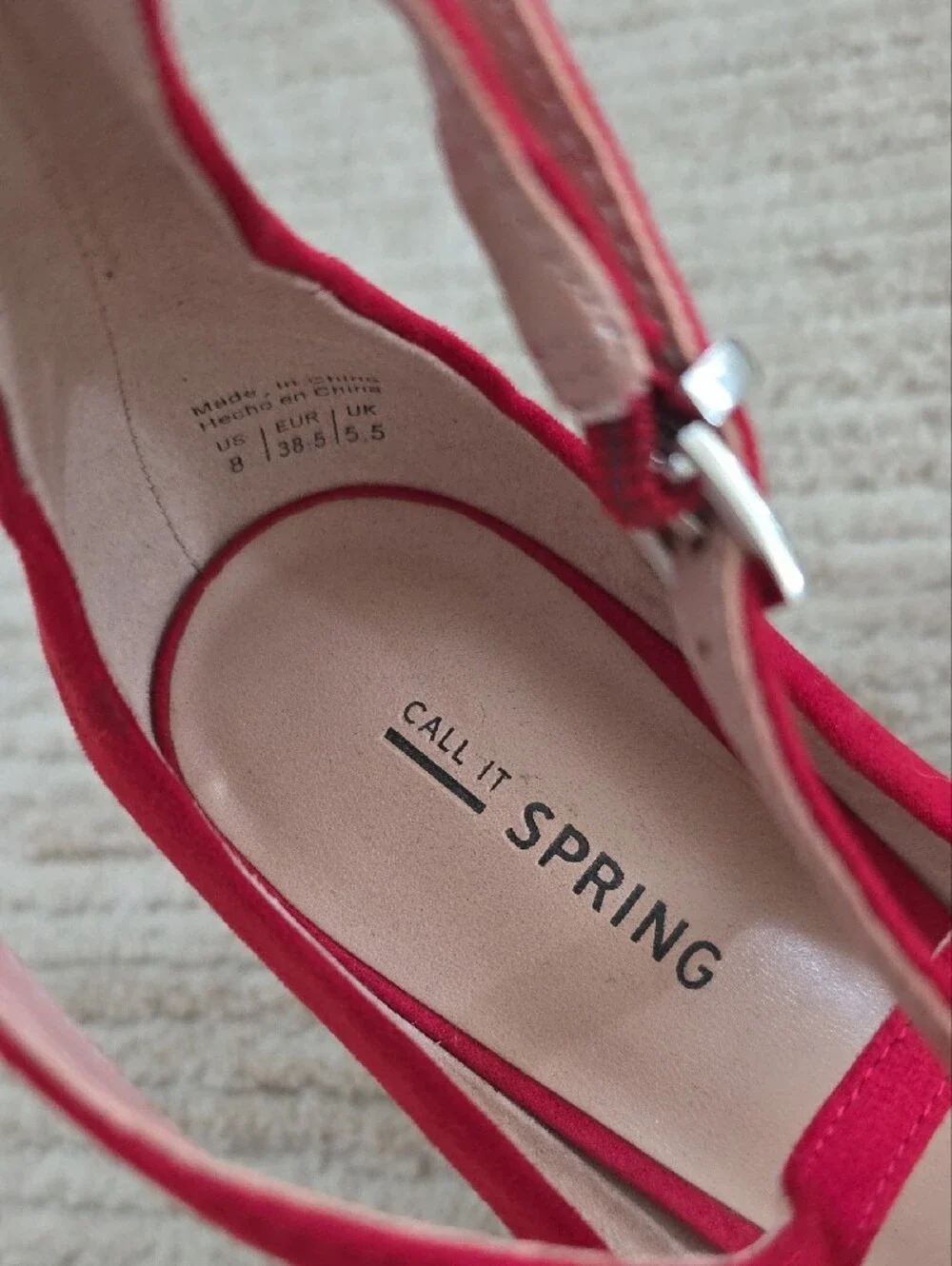 Call It Spring elegant red